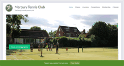 Desktop Screenshot of mercurytennisclub.com